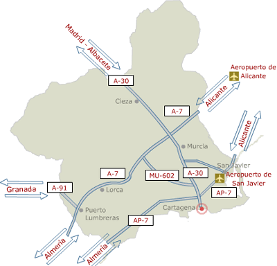 Mapa Cartagena